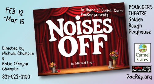 PacRep presents Noises Off, at the Founders Theatre in the Golden Bough Playhouse, Feb 12 - Mar 15, 2026