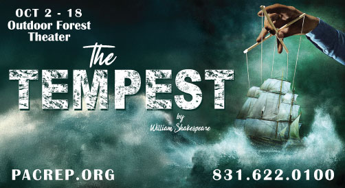 PacRep presents Shakespeare's The Tempest at the Outdoor Forest Theater, Oct 2 - 18, 2025