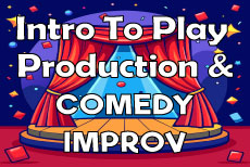 SATURDAY ACADEMY: Intro To Play and Comedy Improve Instructor: Christiana Meeks •  Fee $175 DATES: SAT: 2/15 - 5/10     TIME: 10:00A - 10:55A  GRADES: 1 - 5